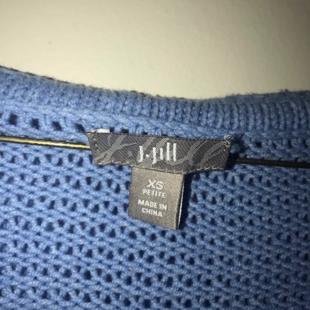 J.Jill Hooded Pullover Sweater XS Petite O… - Picture 3 of 5